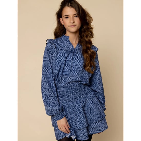 Looxs Revolution Blouse print blue voor meisjes in de kleur - Image 1