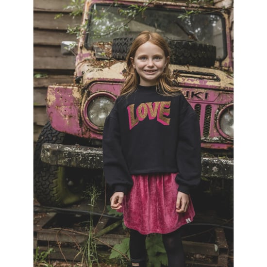 Looxs Revolution Velours rokje pink rose voor meisjes in de kleur - Image 2