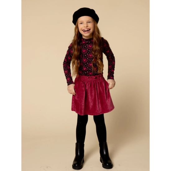 Looxs Revolution Velours rokje pink rose voor meisjes in de kleur - Image 6