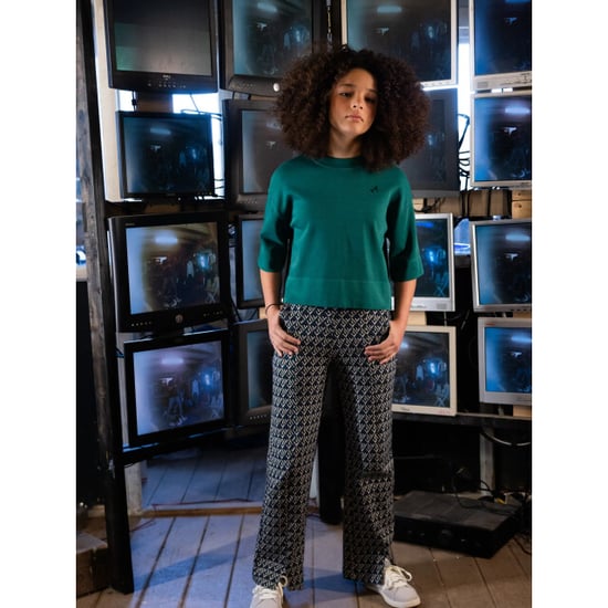 Looxs Revolution Wide leg clover jaquard voor meisjes in de kleur - Image 4