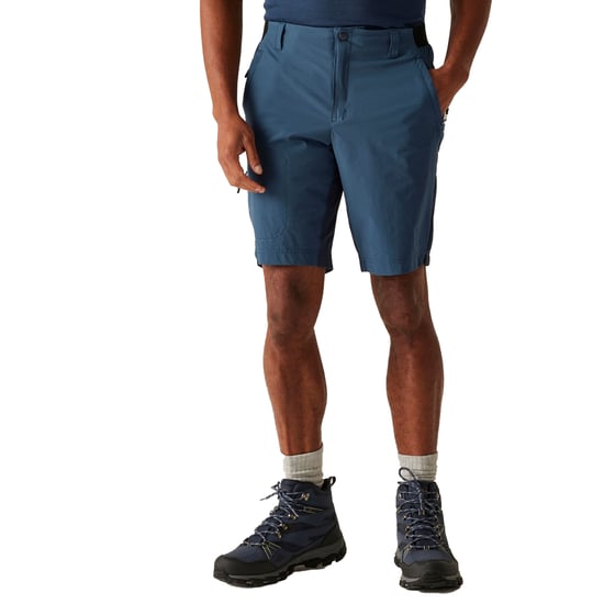 Regatta Mens Eldes Walking Shorts (Moonlight Denim/Navy) - Image 4