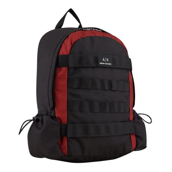 Armani Exchange Rugzak met logo (Zwart/Rood) - Image 3