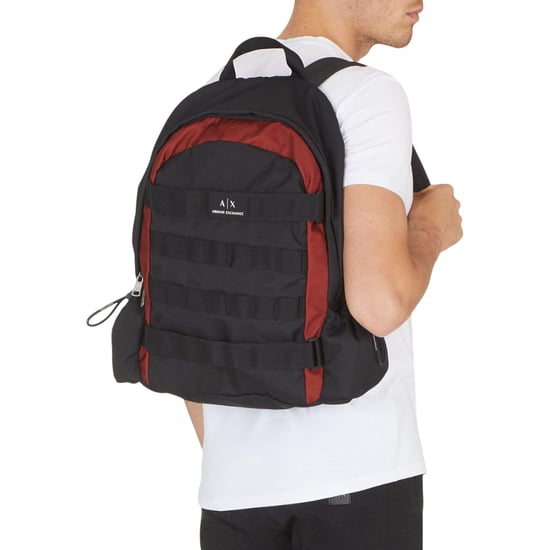 Armani Exchange Rugzak met logo (Zwart/Rood) - Image 5