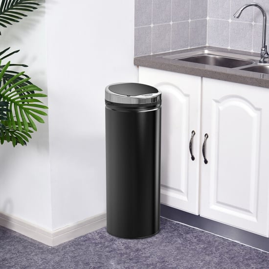 4goodz Sensorprullenbak met binnenbak 40 liter /zilver - Image 3