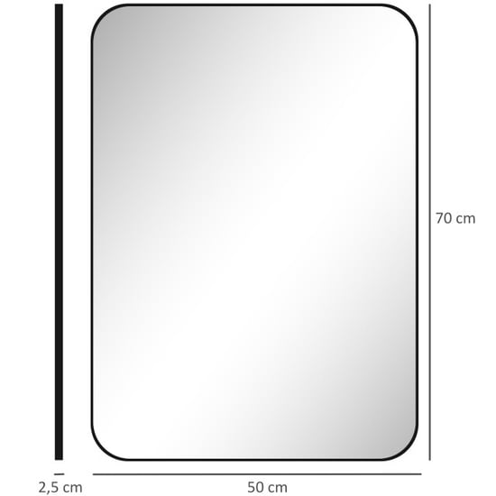4goodz Spiegel 50x70 cm met metalen lijst - - Image 2