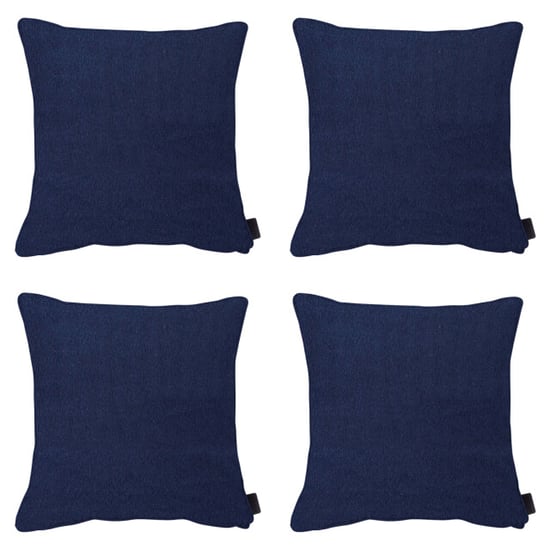 Madison sierkussen panama indigo ca. set van 4 - Image 1