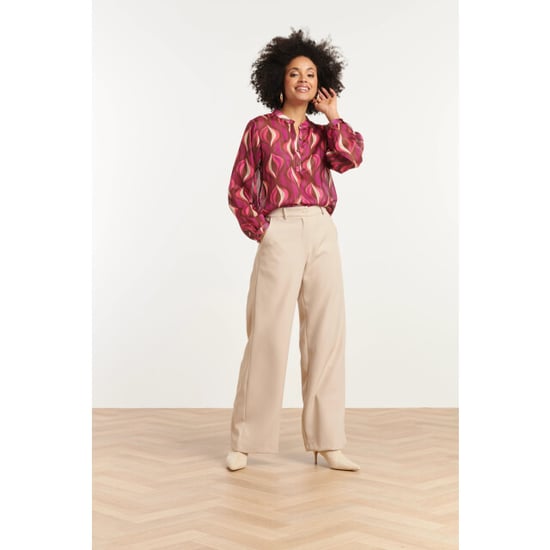 Smashed Lemon 25774 – chiffon blouse met lurex draad | - Image 2