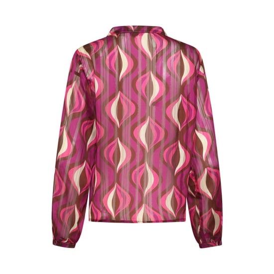 Smashed Lemon 25774 – chiffon blouse met lurex draad | - Image 6