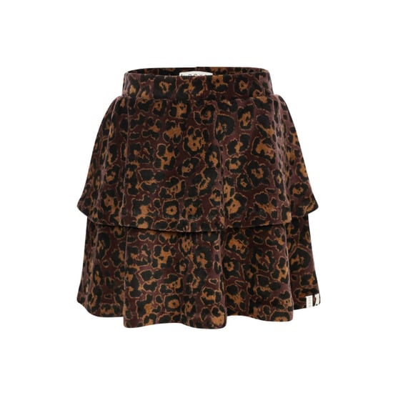 Looxs Revolution Velours rokje velvet leopard voor meisjes in de kleur - Image 2
