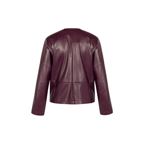 Studio Anneloes Vero faux leather jacket bordeaux - Image 2