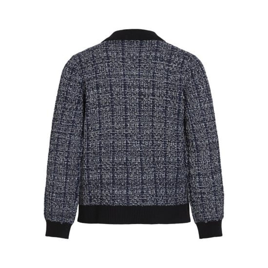 Vila Visiloa ls o-neck knit cardigan navy - Image 2
