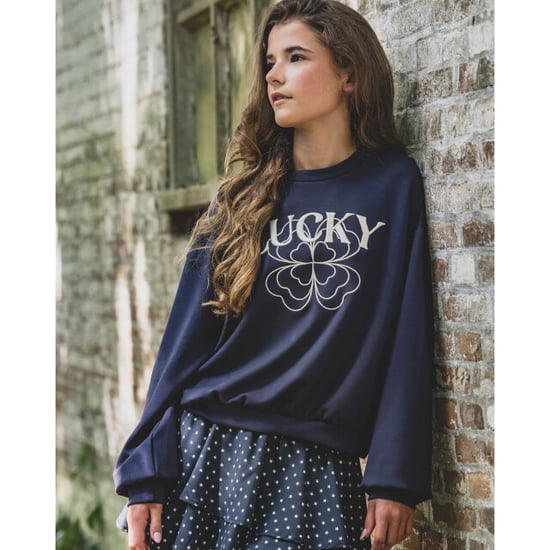 Looxs Revolution Sweater viscose midnight lucky voor meisjes in de kleur - Image 3
