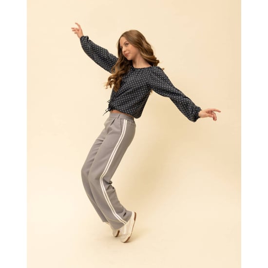 Looxs Revolution Sporty pantalon wide leg mouse grey voor meisjes in de kleur - Image 4