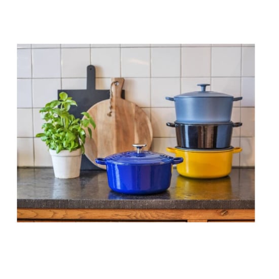 BK Cookware Bk bourgogne braadpan royal blue 24 cm gietijzer - Image 4