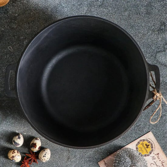 Maysternya Gietijzeren dutch oven 6 liter zwart - Image 4