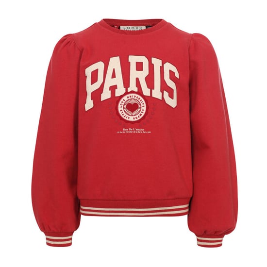 Looxs Revolution Sweater bright red paris voor meisjes in de kleur - Image 1