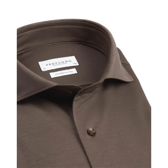 Profuomo Japanese knitted overhemd met lange mouwen - Image 2