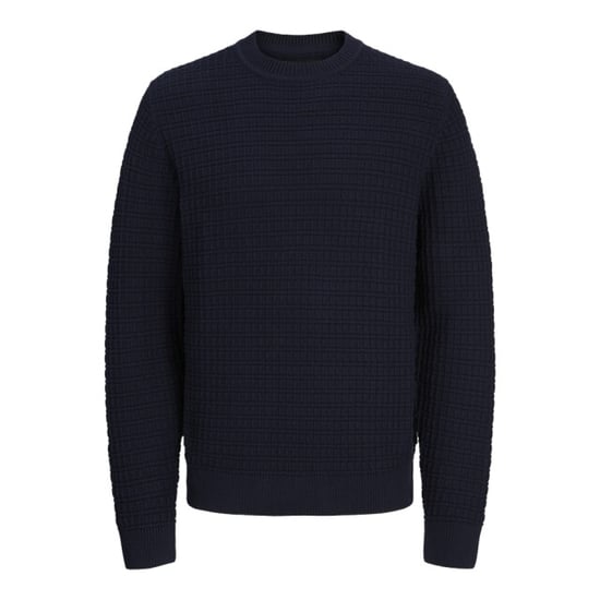 Jack & Jones Jprblabruce knit structure crew neck navy - Image 1