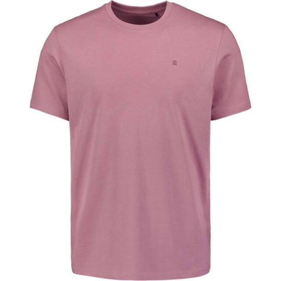 No Excess T-shirt crewneck solid basic mauve - Image 3