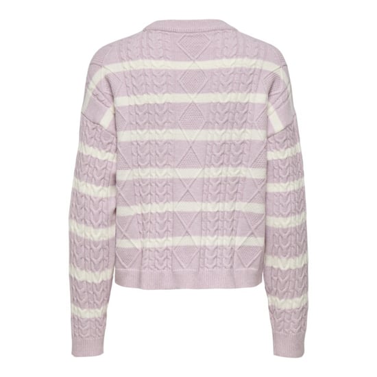 Only Onlkatia ls cable o-neck pullover cc knt dessin - Image 2