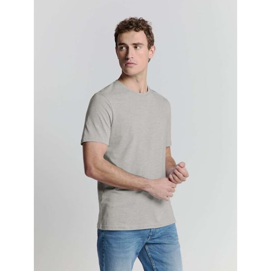 No Excess T-shirt crewneck melange grey melange - Image 5