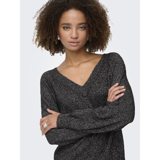 Jacqueline de Yong Jdyaspen life ls v-neck pullover knt dessin - Image 4