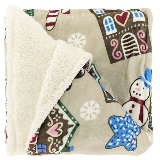 Unique Living plaid snowy 130x160cm - - Image 1