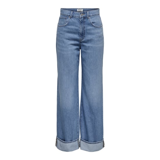 Only Onlhope ex hw wide fold up dnm pim blue denim - Image 1