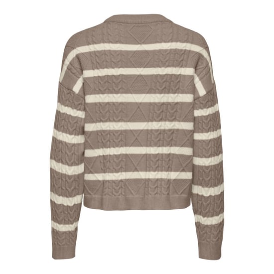 Only Onlkatia ls cable o-neck pullover cc knt dessin - Image 2