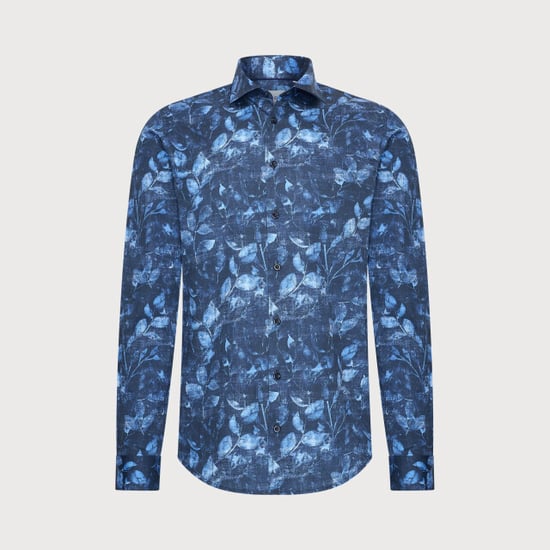 Blue Industry Het leaf-print overhemd | - Image 2