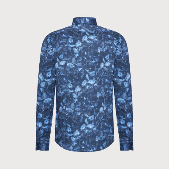Blue Industry Het leaf-print overhemd | - Image 3