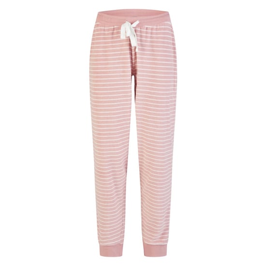 By Louise Dames winter pyjama set lang badstof wit/roze gestreept - Image 3