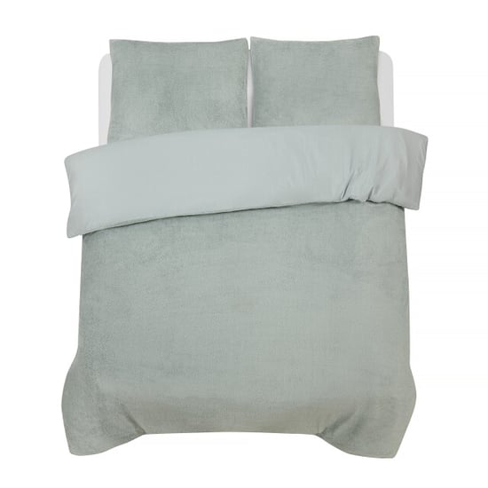 DoubleDry Dekbedovertrek teddy fleece eenpersoons 140x220 cm + 1 kussensloop - - Image 4