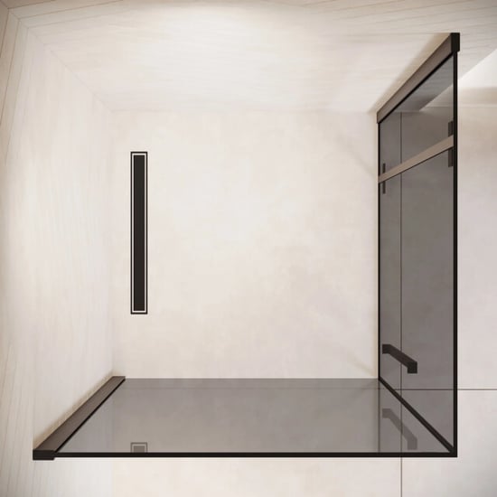 Badplaats Douchecabine vancouver 90 x 90 x 190 cm zwart - - Image 5