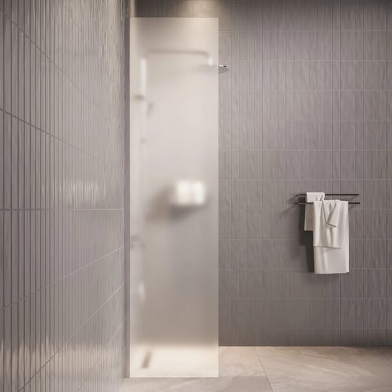 Badplaats Douchewand florida 40 x 200 cm chroom – inloopdouche 8 mm met - Image 4