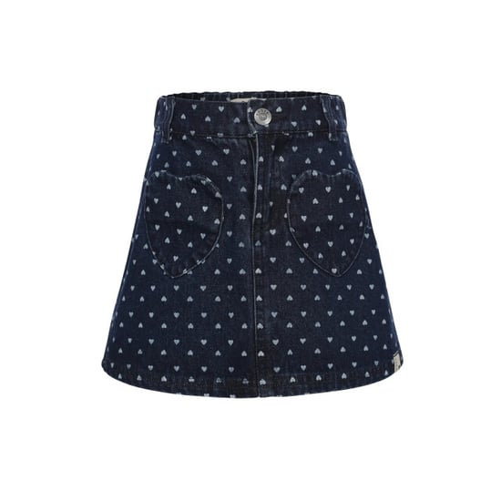 Looxs Revolution Mini rokje dark denim hearts voor meisjes in de kleur - Image 5