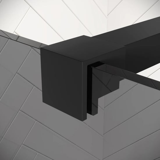 Badplaats Douchewand rizani 90 x 200 cm zwart – inloopdouche 8 mm - Image 3