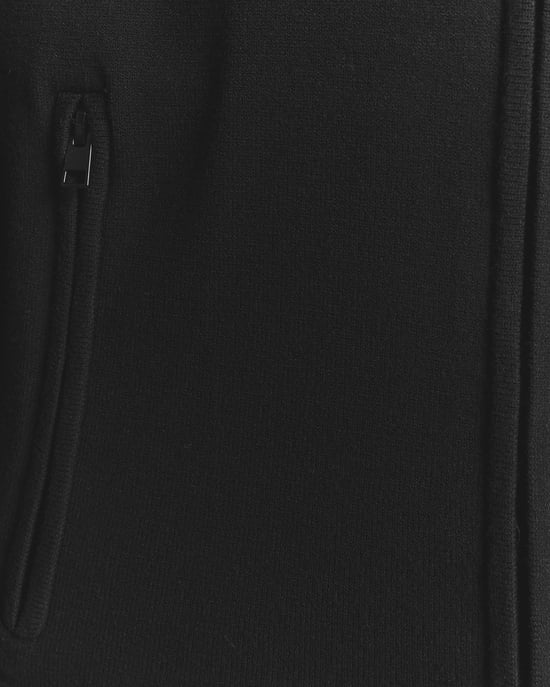 Lyle & Scott Mesh Logo Knitted Track Jacket - White - Image 6