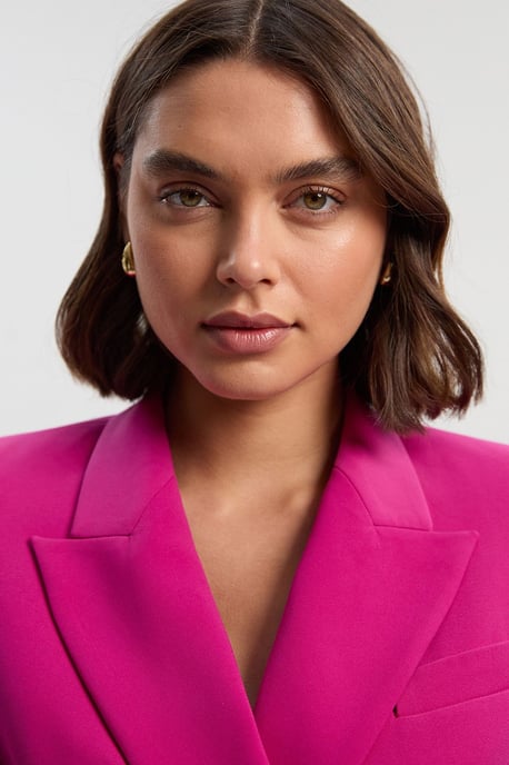 Polished Tailored Double Breasted Blazer Mini Dress - Image 2