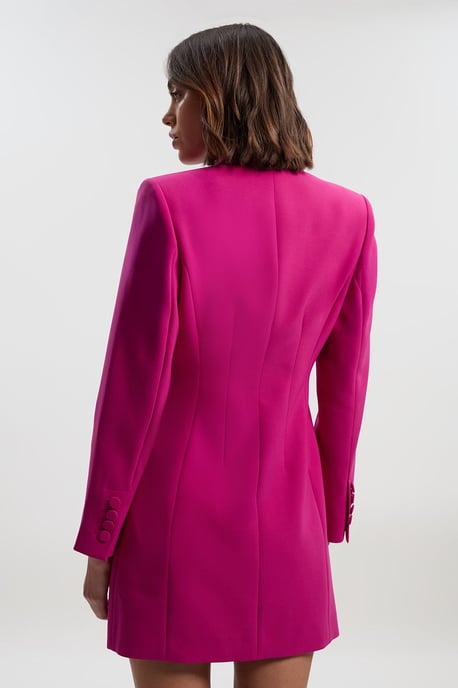 Polished Tailored Double Breasted Blazer Mini Dress - Image 5