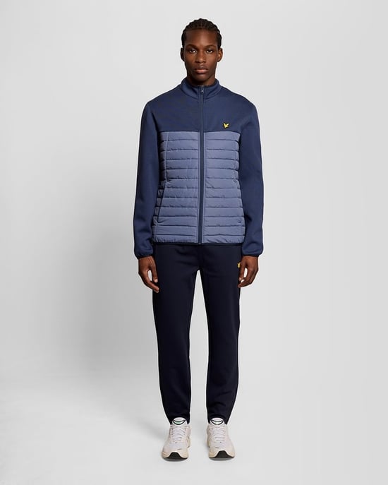 Lyle & Scott Sports Hybrid Fleecejack - Blauw - Image 2