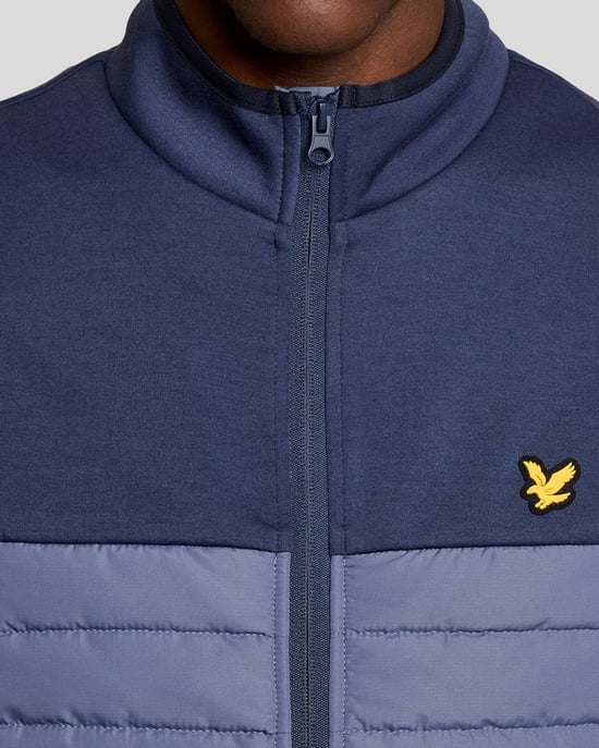 Lyle & Scott Sports Hybrid Fleecejack - Blauw - Image 3