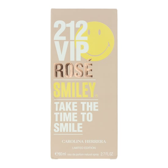 Carolina Herrera 212 Vip Rose Smiley Eau de Parfum 80ml Spray for Her - Image 3
