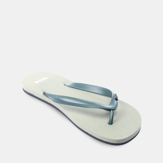 Men's Boss Tracy Flip-Flops in Grey - Image 3