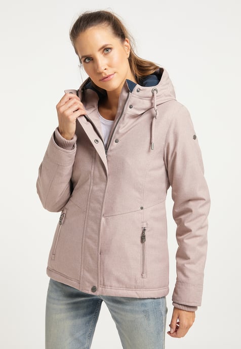 Dreimaster Winter jacket women nude melange - Image 3
