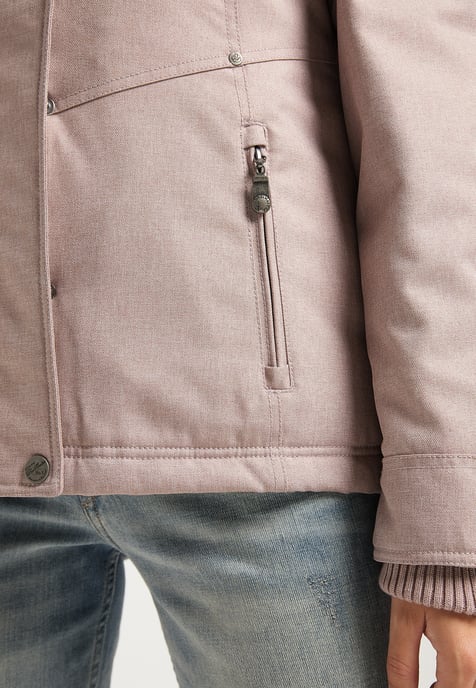 Dreimaster Winter jacket women nude melange - Image 5