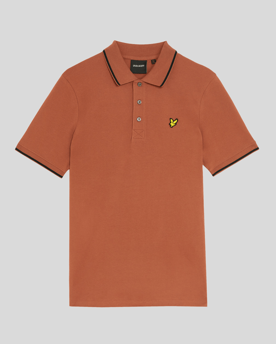 Lyle & Scott Tipped Poloshirt - Röd - Image 5