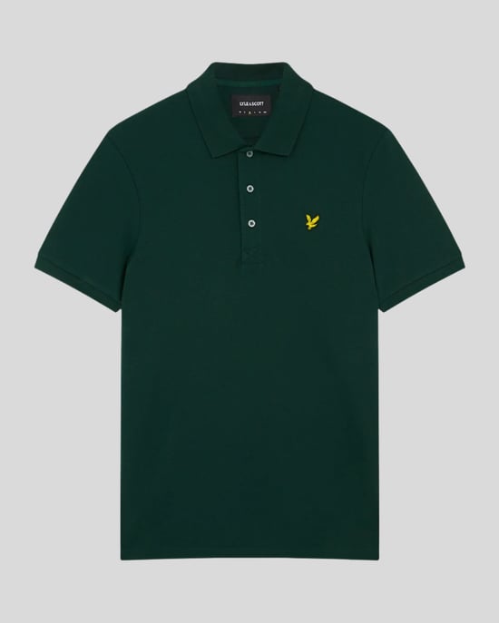 Lyle & Scott Polo SS Vanlig polotröja Grön - Image 5