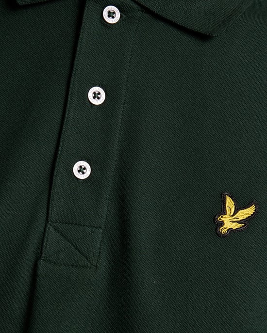 Lyle & Scott Polo SS Vanlig polotröja Grön - Image 6