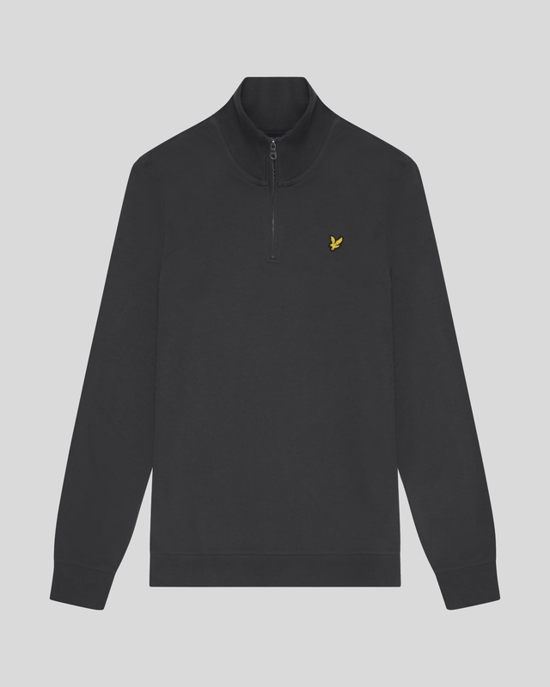 Cotton Loopback 1/4 Zip Sweatshirt - Image 5